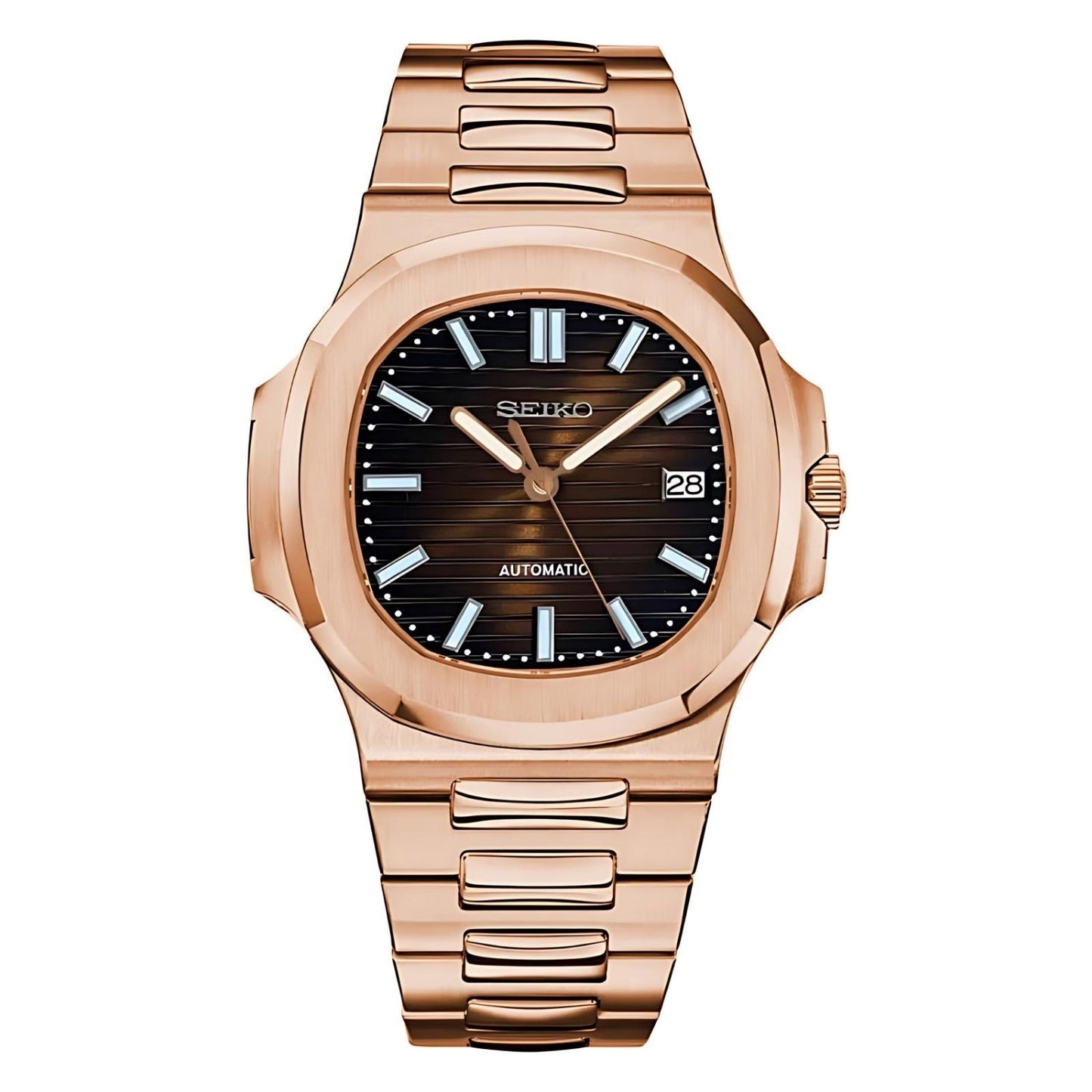 NAUTIKO ROSE GOLD BROWN
