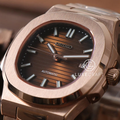 NAUTIKO ROSE GOLD BROWN