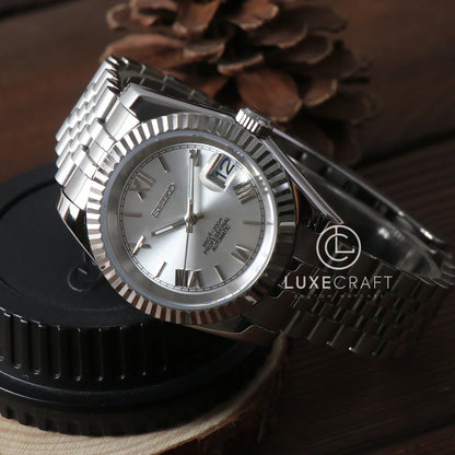 SEIKOJUST ROMAN SILVER