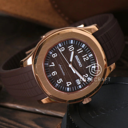 SEIKONAUT BROWN (ROSE GOLD)