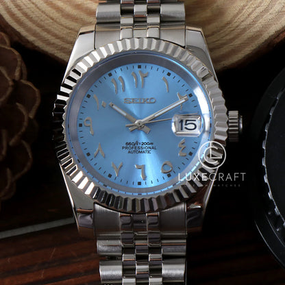 SEIKOJUST ICE BLUE ARABIC