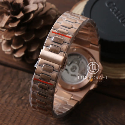 NAUTIKO ROSE GOLD BROWN