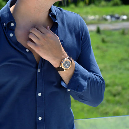 SEIKONAUT BROWN (ROSE GOLD)